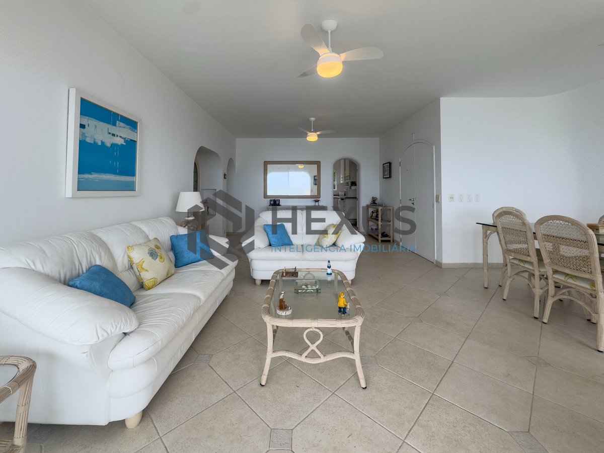 Foto 10 de Apartamento frente mar com varanda e vista mar na Praia das Pitangueiras, Guaruja