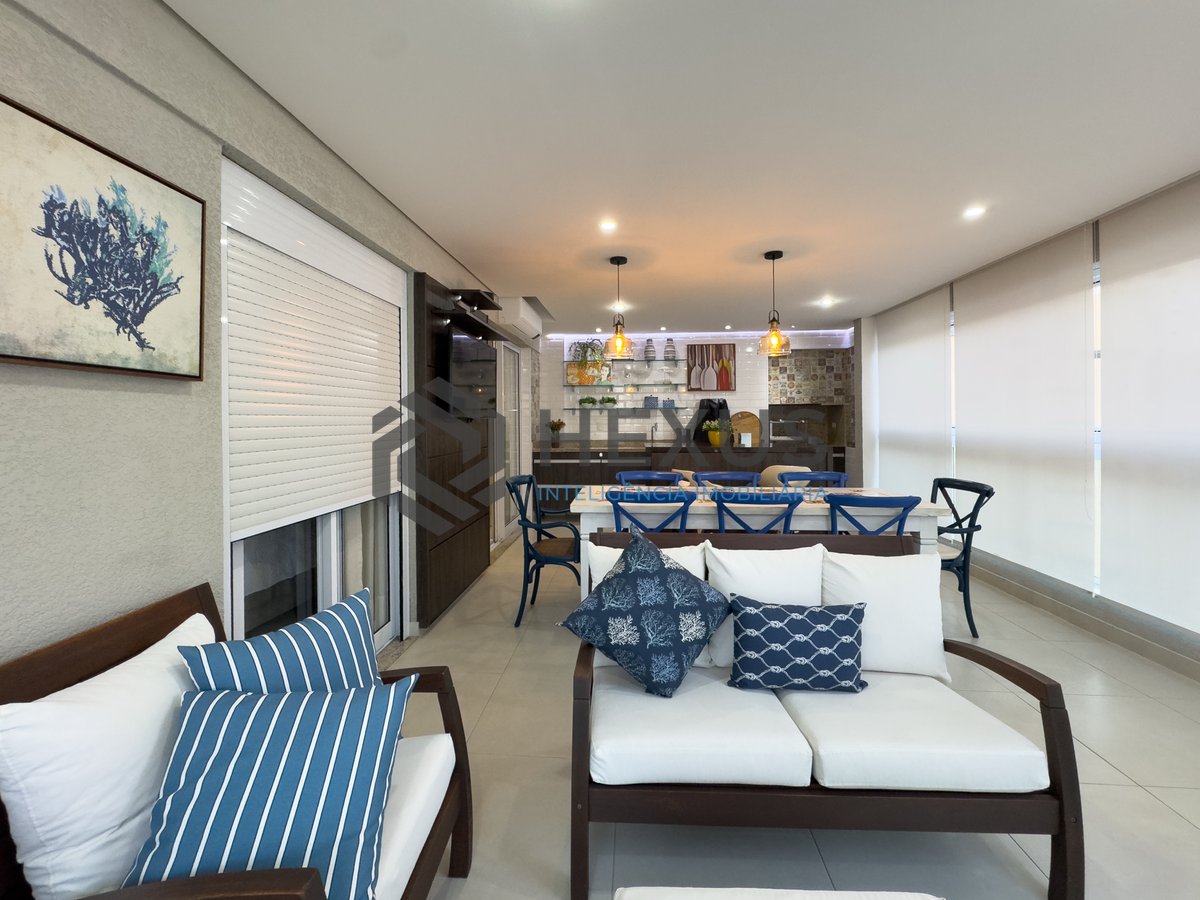 Foto 17 de Apartamento reformado com varanda gourmet e lazer na Praia das Pitangueiras, Guaruja