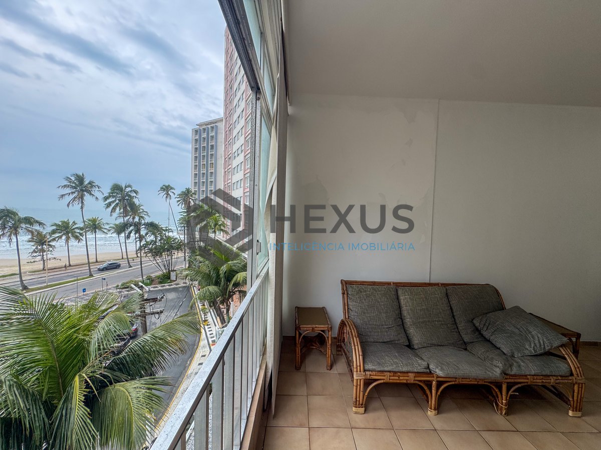 Foto 6 de Apartamento frente mar com vista mar na Praia das Pitangueiras, Guaruja