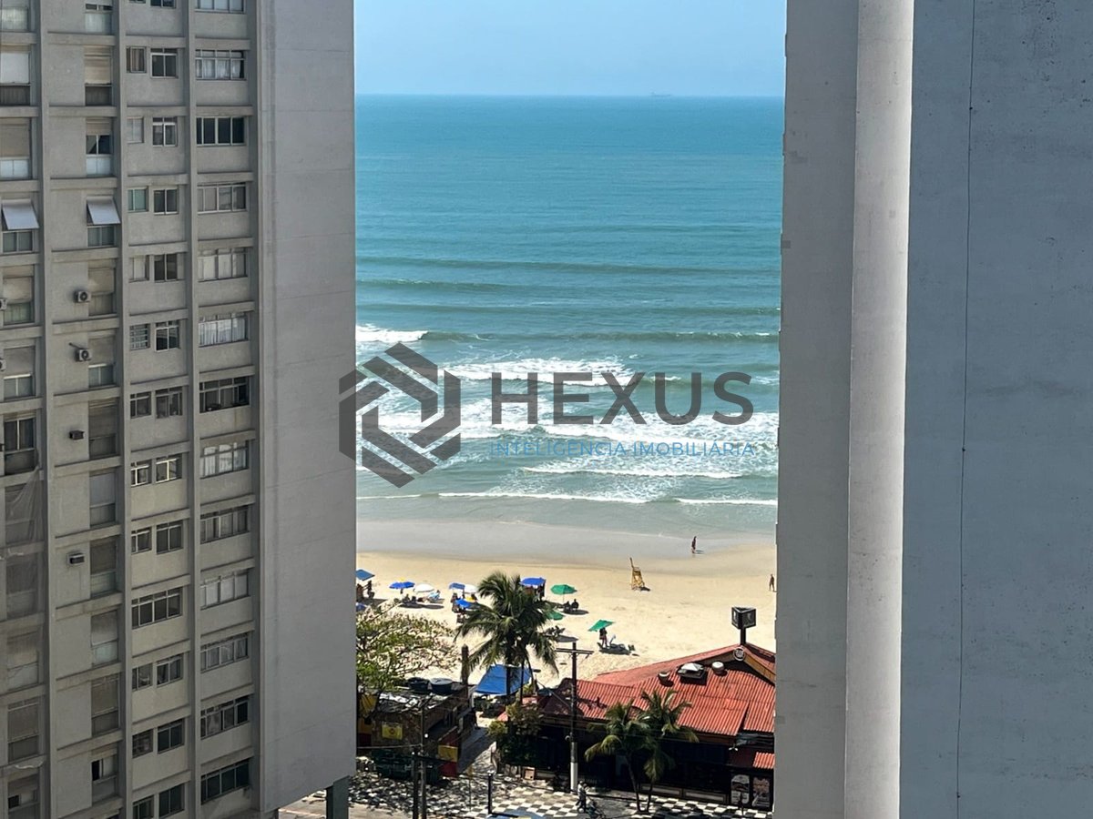 Foto 7 de Apartamento com vista mar na quadra mar da Praia das Pitangueiras, Guaruja