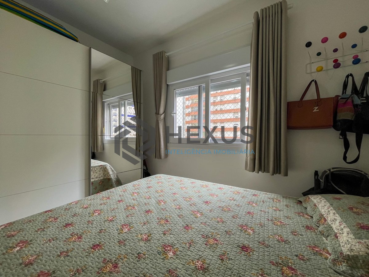 Foto 18 de Apartamento com varanda gourmet, lazer e vista mar na quadra mar da Praia das Pitangueiras, Guaruja