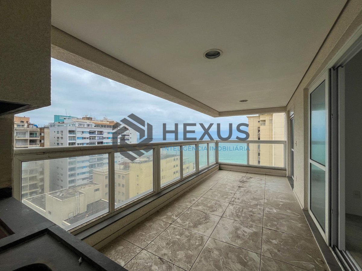 Foto 6 de Apartamento com varanda gourmet, vista mar e lazer na quadra mar da Praia das Pitangueiras, Guaruja