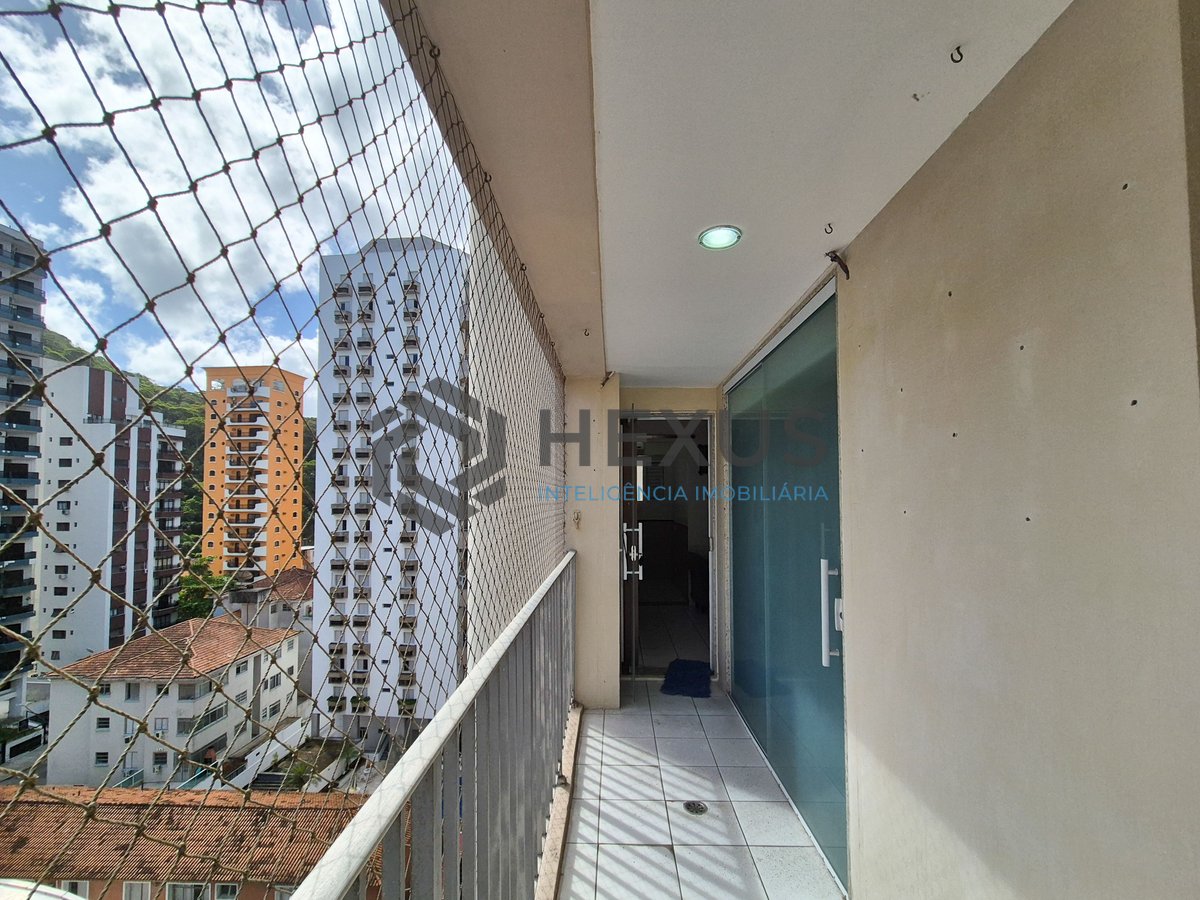 Foto 18 de Apartamento com varanda e lazer a uma quadra da Praia das Pitangueiras, Guaruja