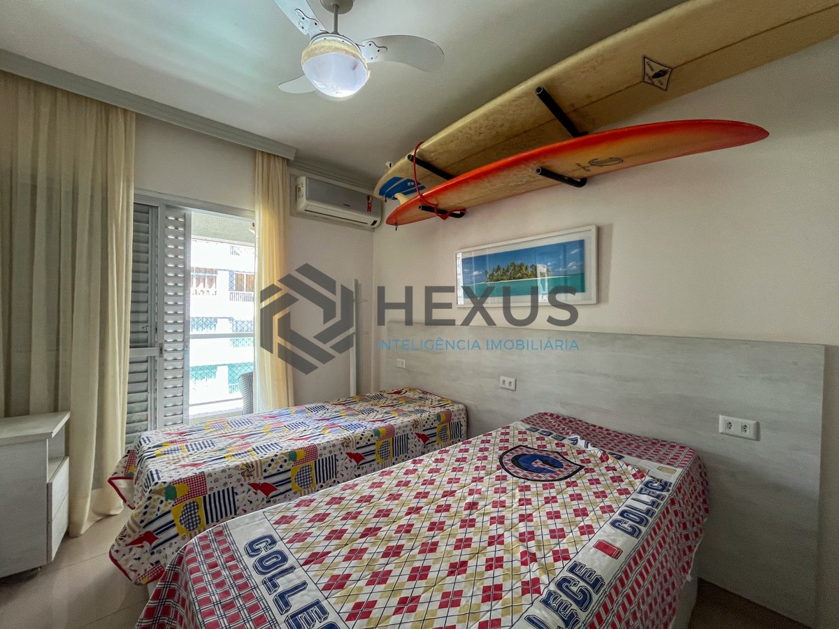 Foto 14 de Apartamento com varanda, lazer e vista mar na beira mar da Praia das Pitangueiras, Guaruja