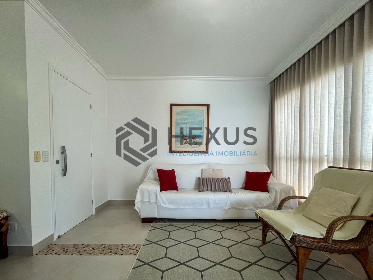Foto 5 de Apartamento com varanda, lazer e vista mar na quadra mar da Praia das Pitangueiras, Guaruja
