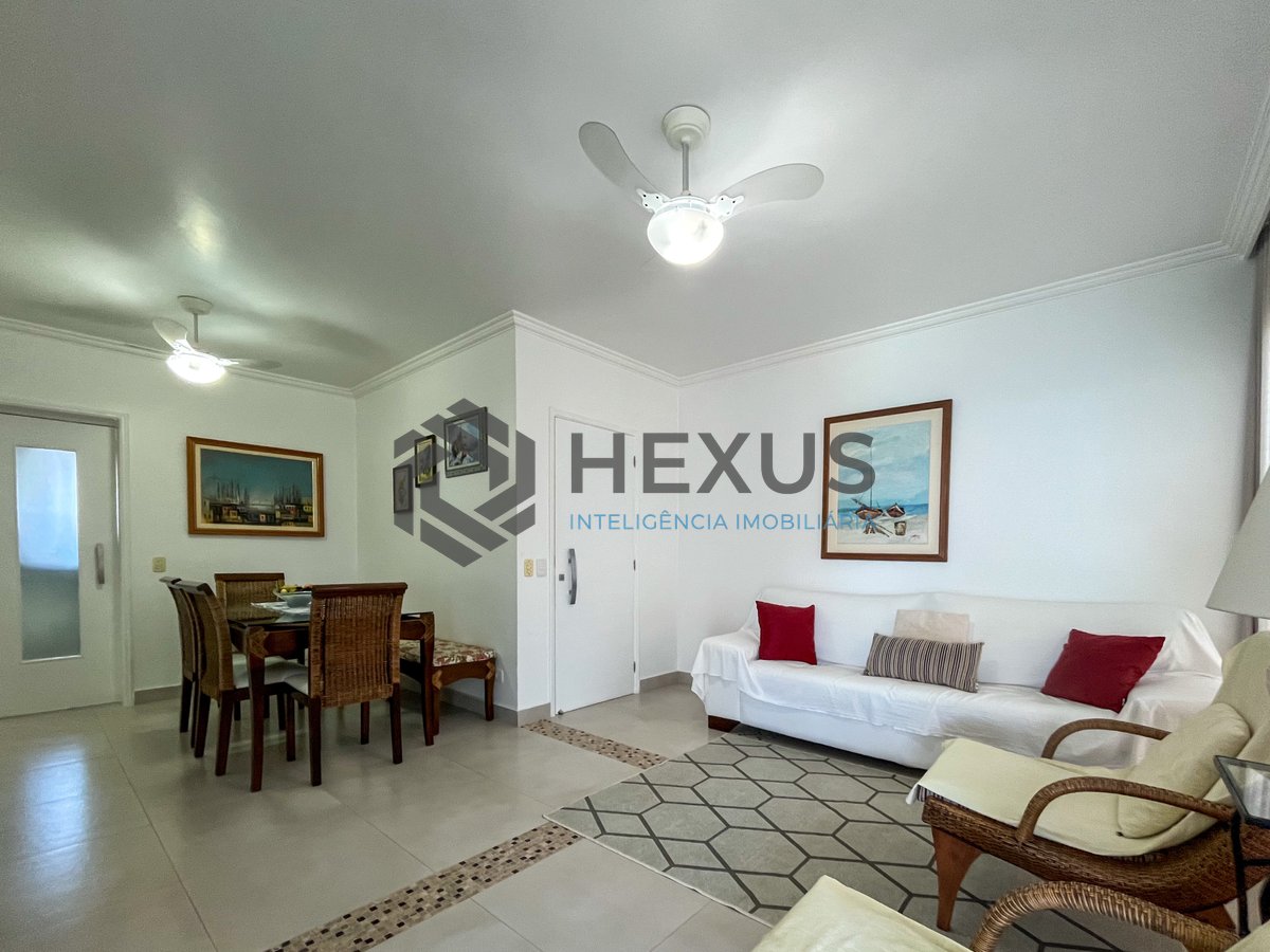 Foto 6 de Apartamento com varanda, lazer e vista mar na quadra mar da Praia das Pitangueiras, Guaruja