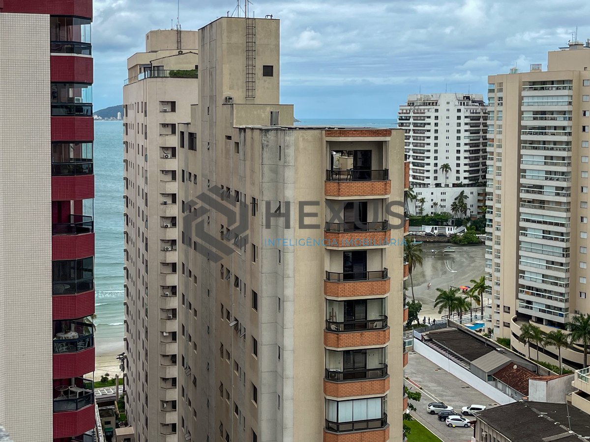 Foto 19 de Apartamento com varanda, vista mar e lazer na Praia das Asturias, Guaruja