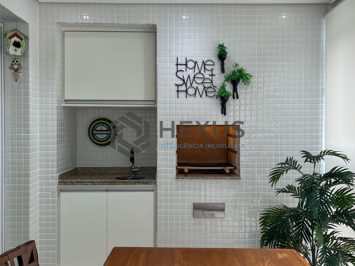 Foto 12 de Apartamento com varanda gourmet e lazer completo na Praia das Pitangueiras, Guaruja