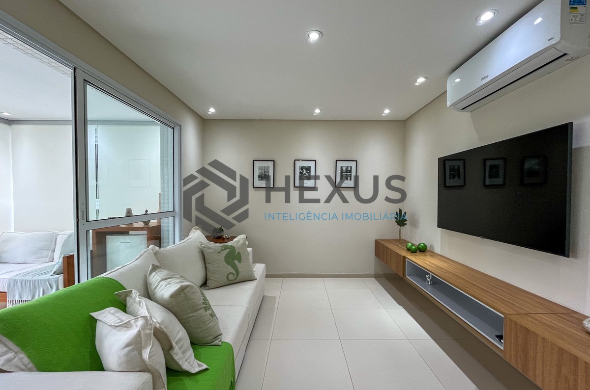 Foto 8 de Apartamento com varanda gourmet e lazer completo na Praia das Pitangueiras, Guaruja