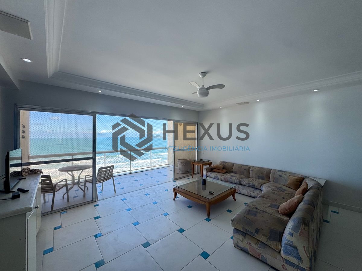 Foto 10 de Apartamento frente mar com varanda vista mar nas Pitangueiras, Guarujá