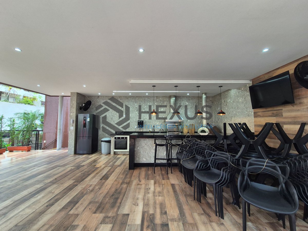 Foto 44 de Apartamento com varanda e lazer na Praia das Pitangueiras, Guaruja