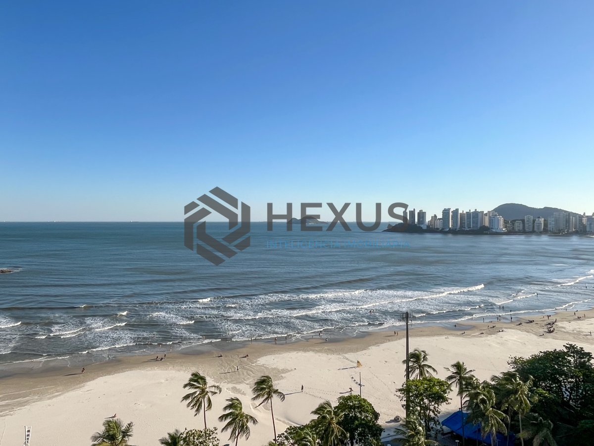 Foto 26 de Apartamento reformado frente mar com varanda vista mar na Praia das Pitangueiras, Guaruja