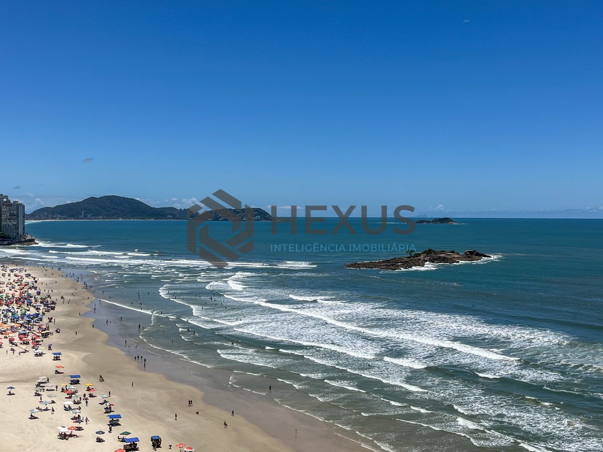 Foto 15 de Apartamento reformado frente mar de alto padrão com varanda e lazer, Pitangueiras, Guaruja
