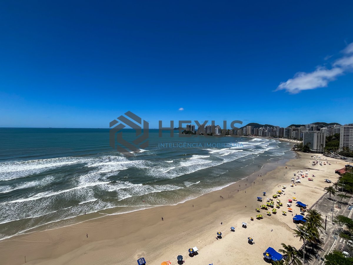 Foto 16 de Apartamento reformado frente mar de alto padrão com varanda e lazer, Pitangueiras, Guaruja