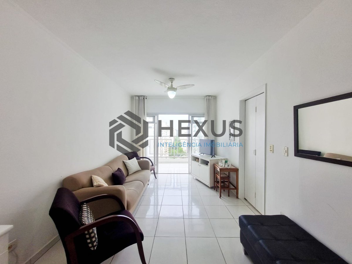 Foto 2 de Apartamento com varanda na beira mar da Praia das Pitangueiras, Guaruja