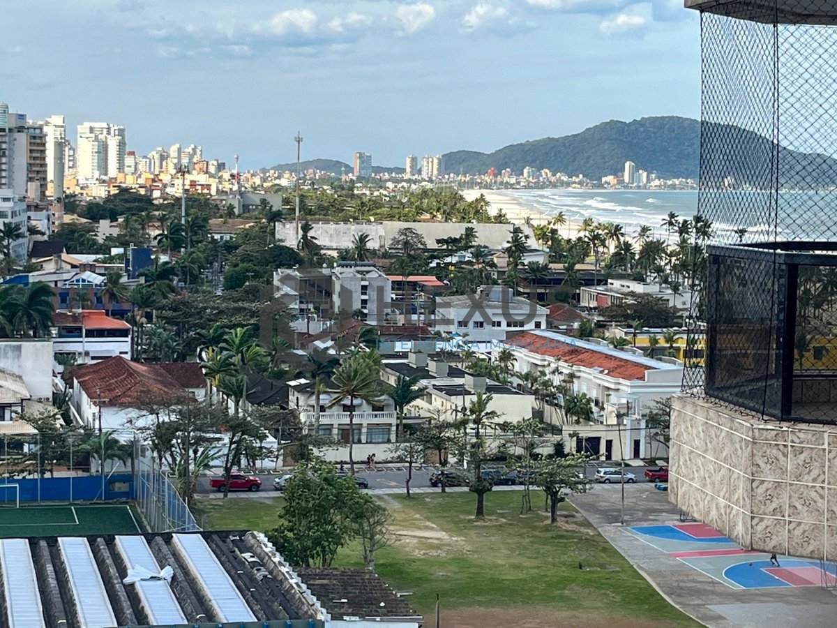 Foto 7 de Apartamento beira mar com varanda e lazer na Praia da Enseada, Guaruja