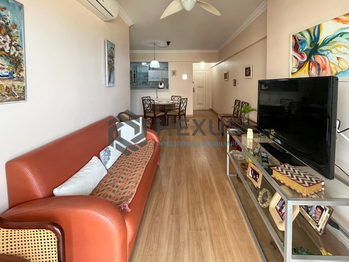 Foto 5 de Apartamento beira mar com varanda, vista mar e lazer na Praia da Enseada, Guaruja