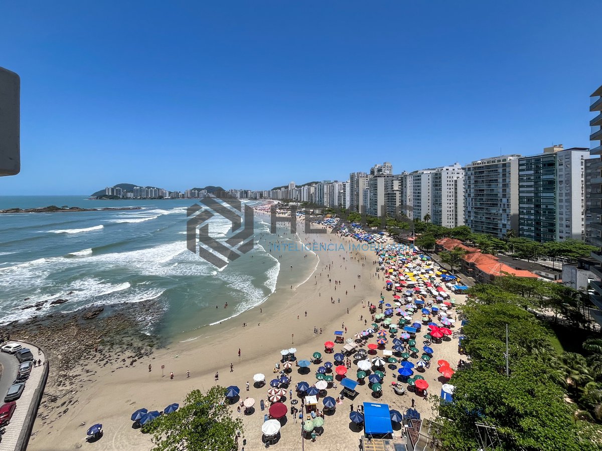 Foto 19 de Apartamento frente mar com varanda e vista mar na Praia das Pitangueiras, Guaruja