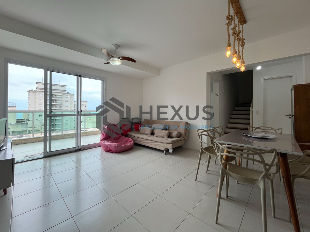 Foto 2 de Apartamento duplex com varanda gourmet e lazer na Praia das Pitangueiras, Guaruja