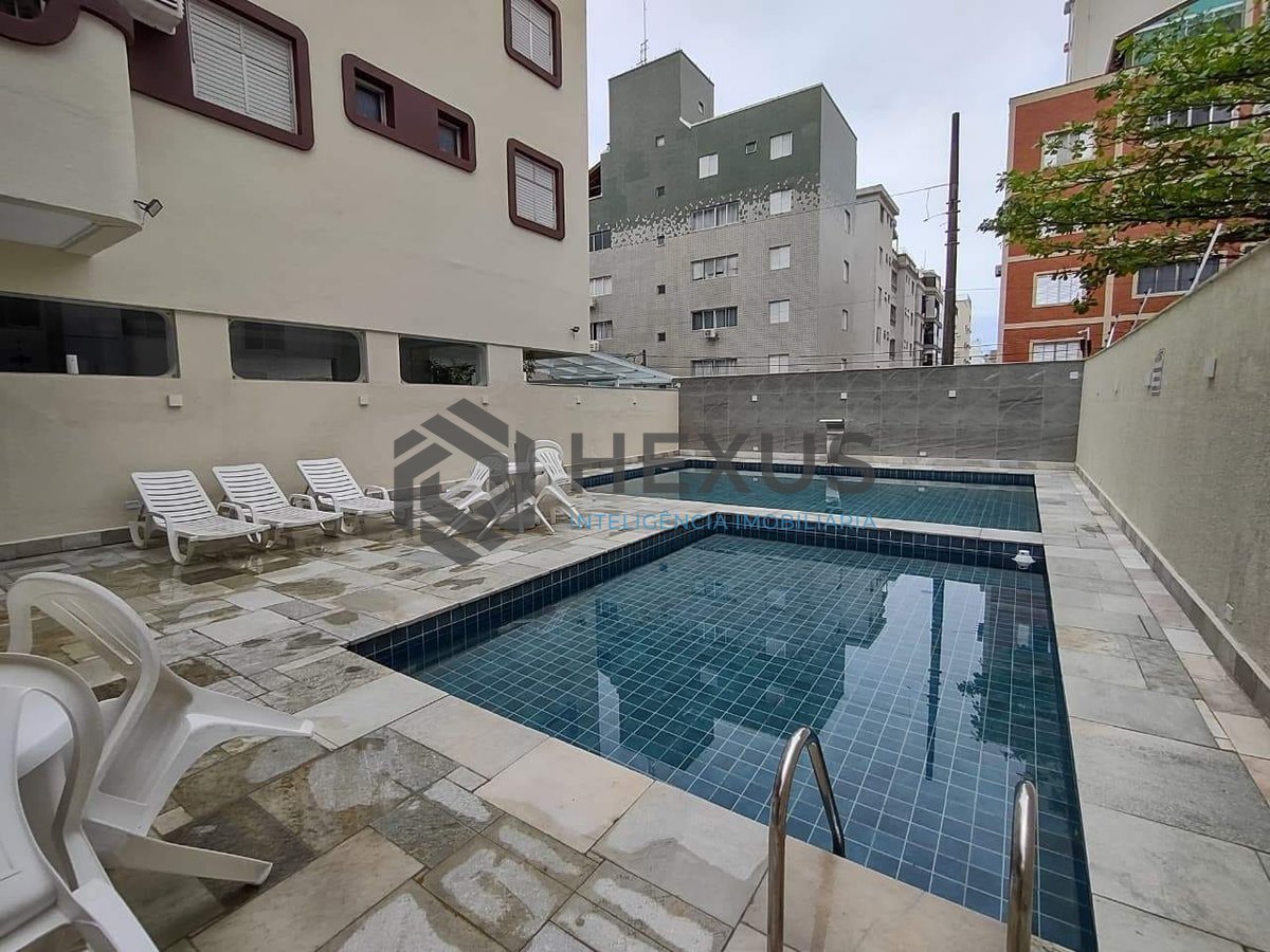 Foto 25 de Apartamento com varanda e lazer na Praia da Enseada, Guaruja