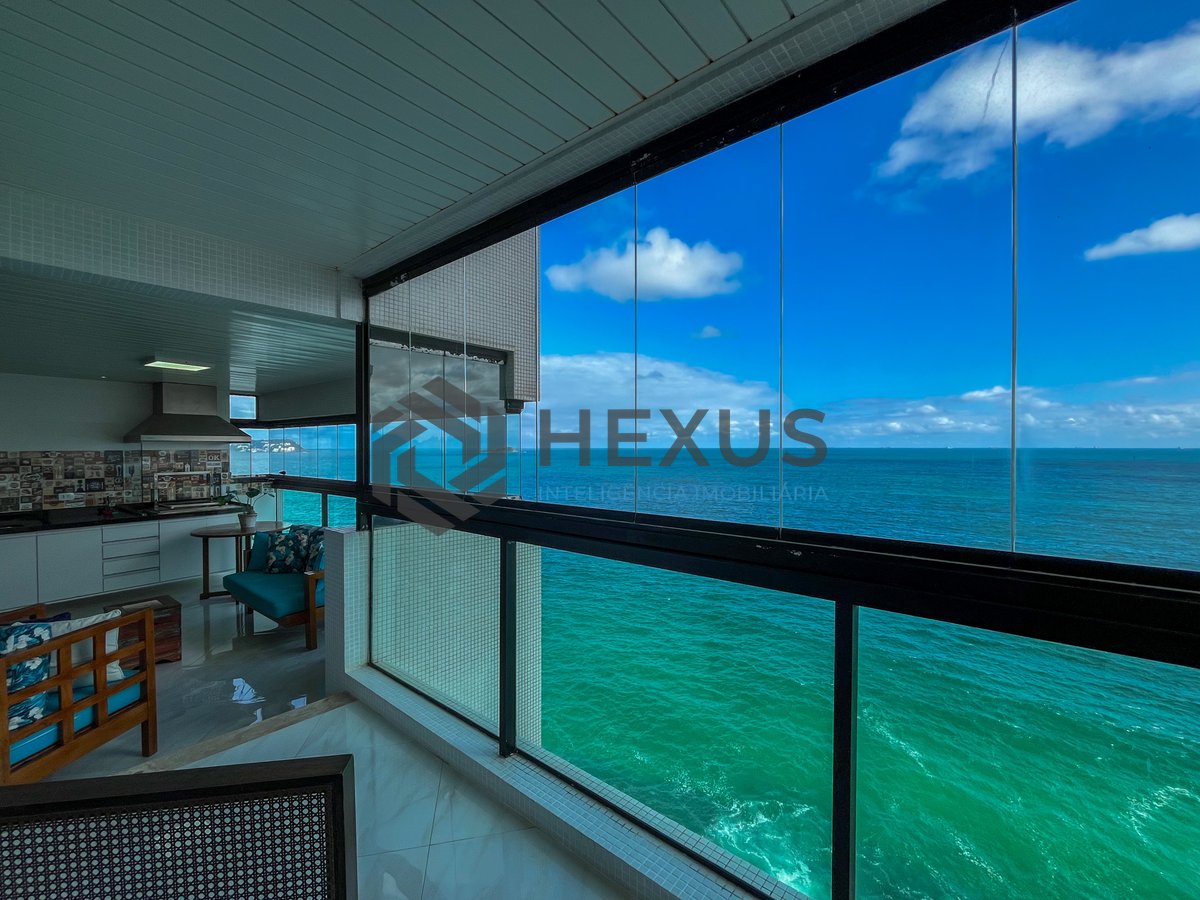 Foto 14 de Apartamento frente mar com varanda gourmet e lazer na Praia das Pitangueiras, Guaruja