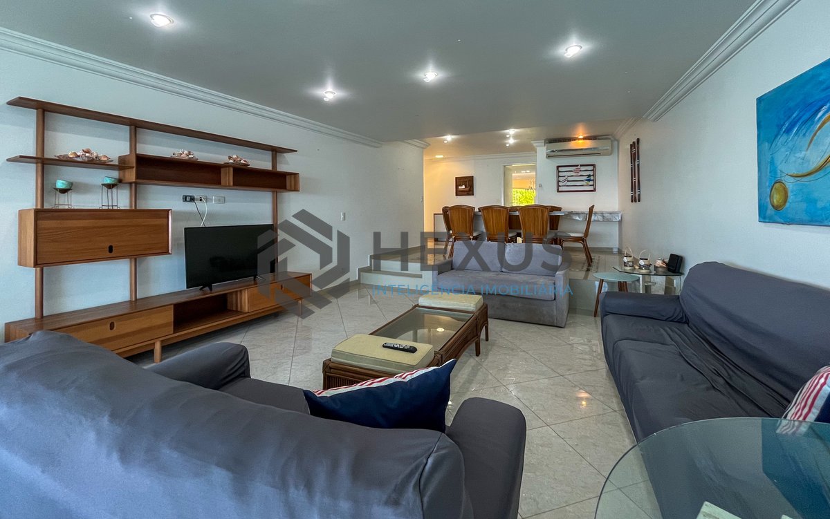 Foto 7 de Apartamento frente mar com varanda gourmet vista mar e lazer nas Pitangueiras, Guarujá
