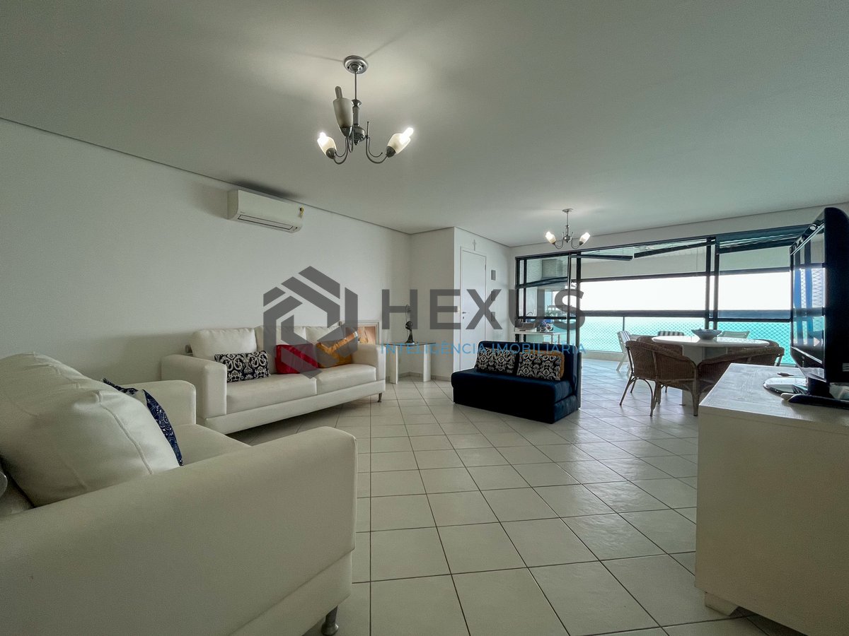 Foto 11 de Apartamento frente mar com varanda gourmet, lazer completo e vista mar na Praia das Pitangueiras, Guaruja