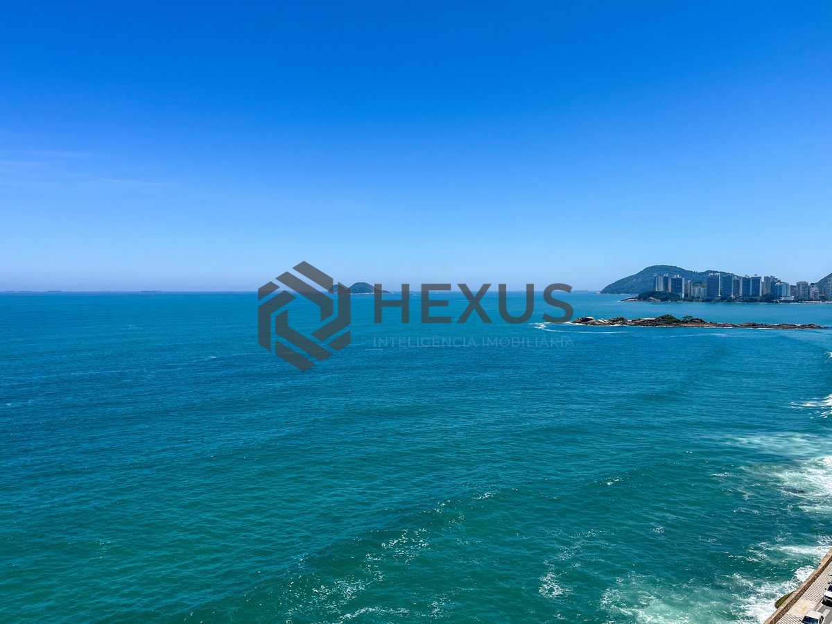 Foto 18 de Apartamento frente mar com varanda gourmet e lazer na Praia das Pitangueiras, Guaruja