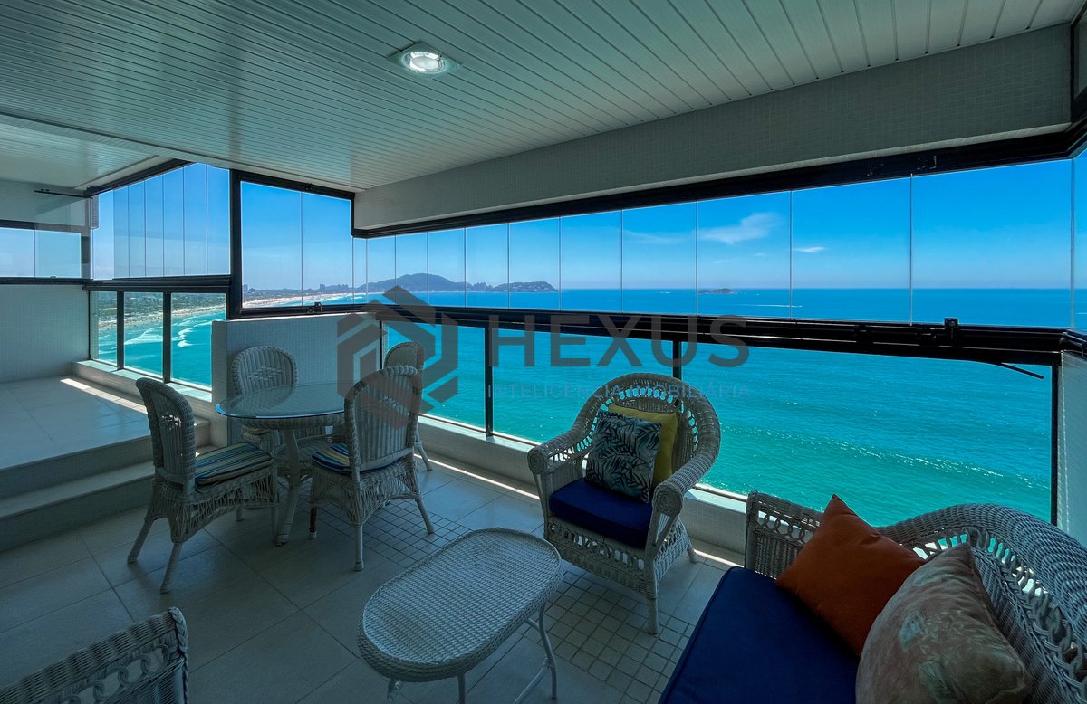 Foto 12 de Apartamento frente mar com varanda gourmet e lazer na Praia das Pitangueiras, Guaruja