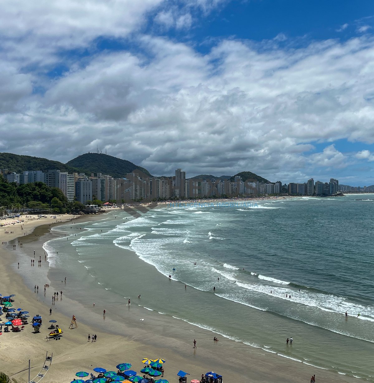 Foto 22 de Apartamento frente mar com varanda gourmet e lazer em prédio novo na Praia das Asturias, Guaruja