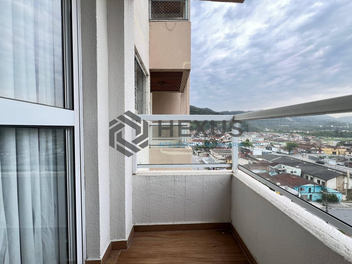 Foto 3 de Apartamento com varanda e lazer na Praia da Enseada, Guaruja