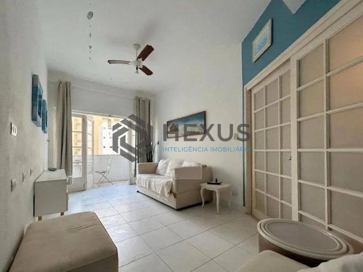 Foto 5 de Apartamento reformado com vista mar na beira mar da Praia das Pitangueiras, Guaruja