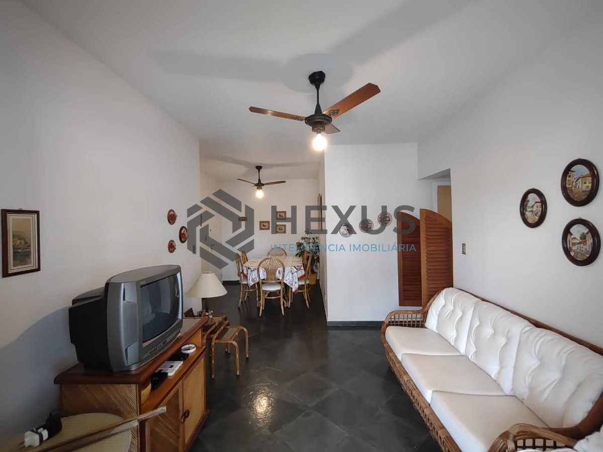 Foto 3 de Apartamento com varanda na Praia da Enseada, Guaruja