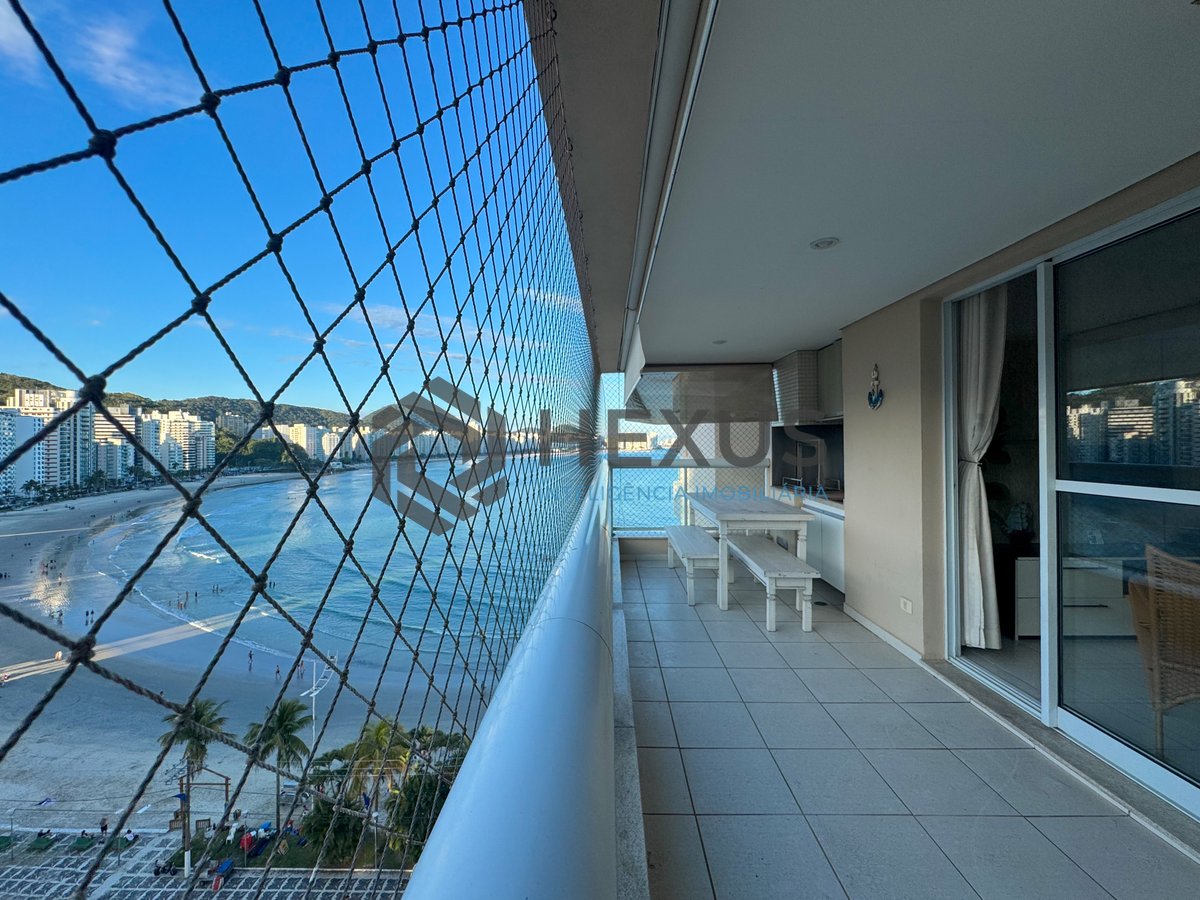 Foto 2 de Apartamento frente mar com varanda gourmet vista mar e lazer completo na Praia das Asturias, Guaruja