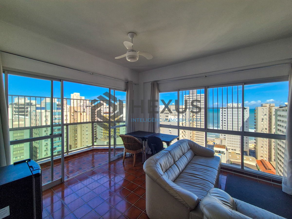 Foto 7 de Apartamento com varanda e lazer na Praia das Pitangueiras, Guaruja