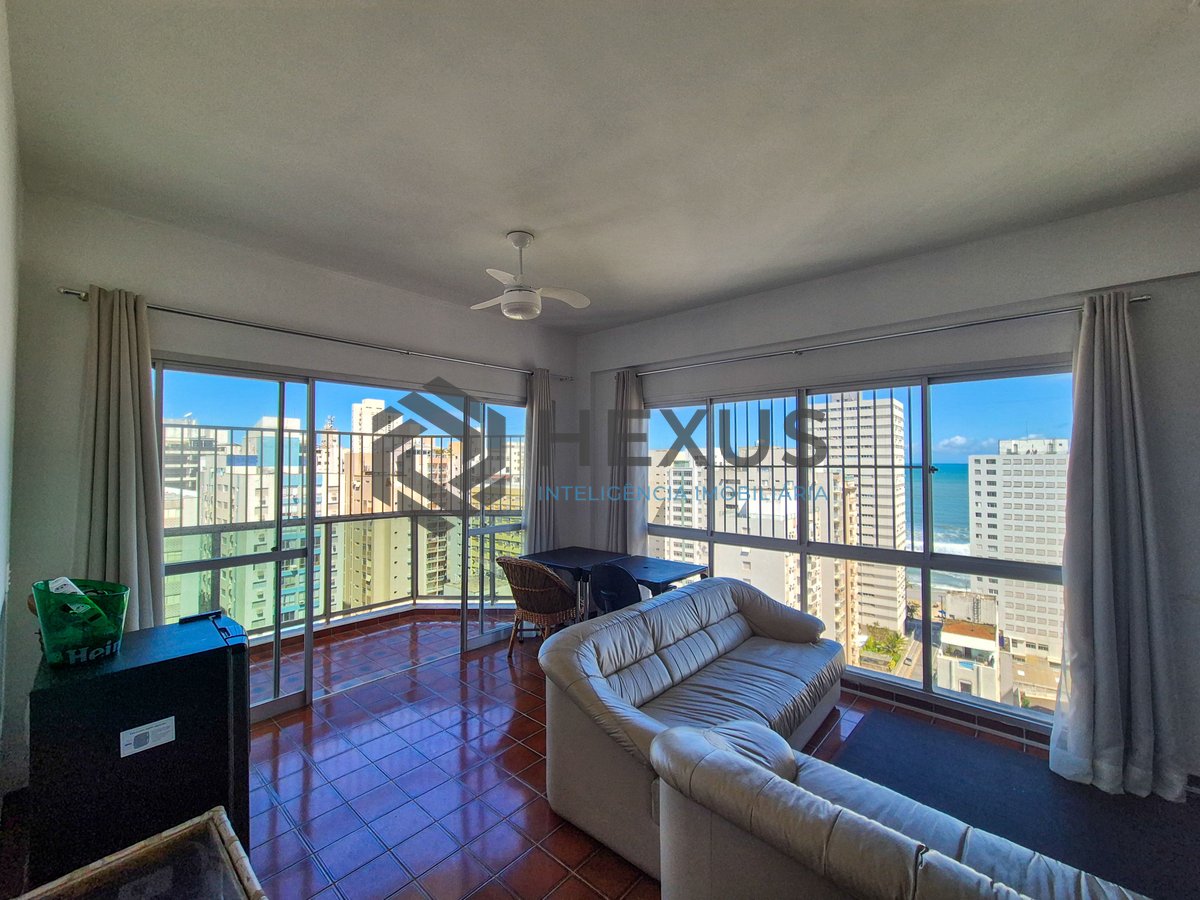 Foto 8 de Apartamento com varanda e lazer na Praia das Pitangueiras, Guaruja