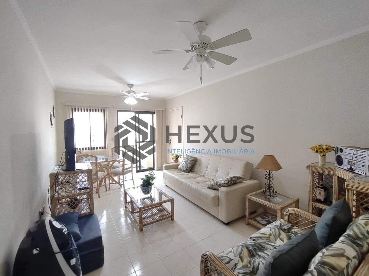 Foto 2 de Apartamento com varanda e lazer na Praia da Enseada, Guaruja