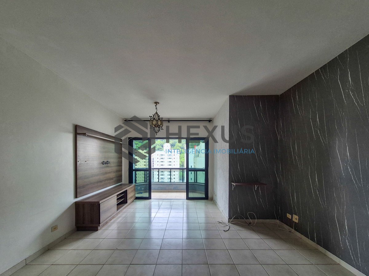 Foto 2 de Apartamento com varanda e lazer na Praia das Pitangueiras, Guaruja