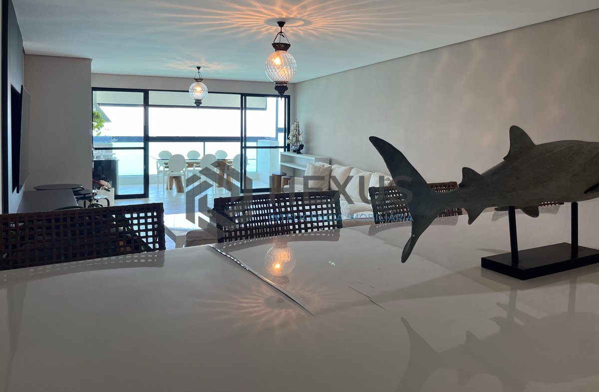 Foto 7 de Apartamento frente mar com varanda gourmet e lazer na Praia das Pitangueiras, Guaruja
