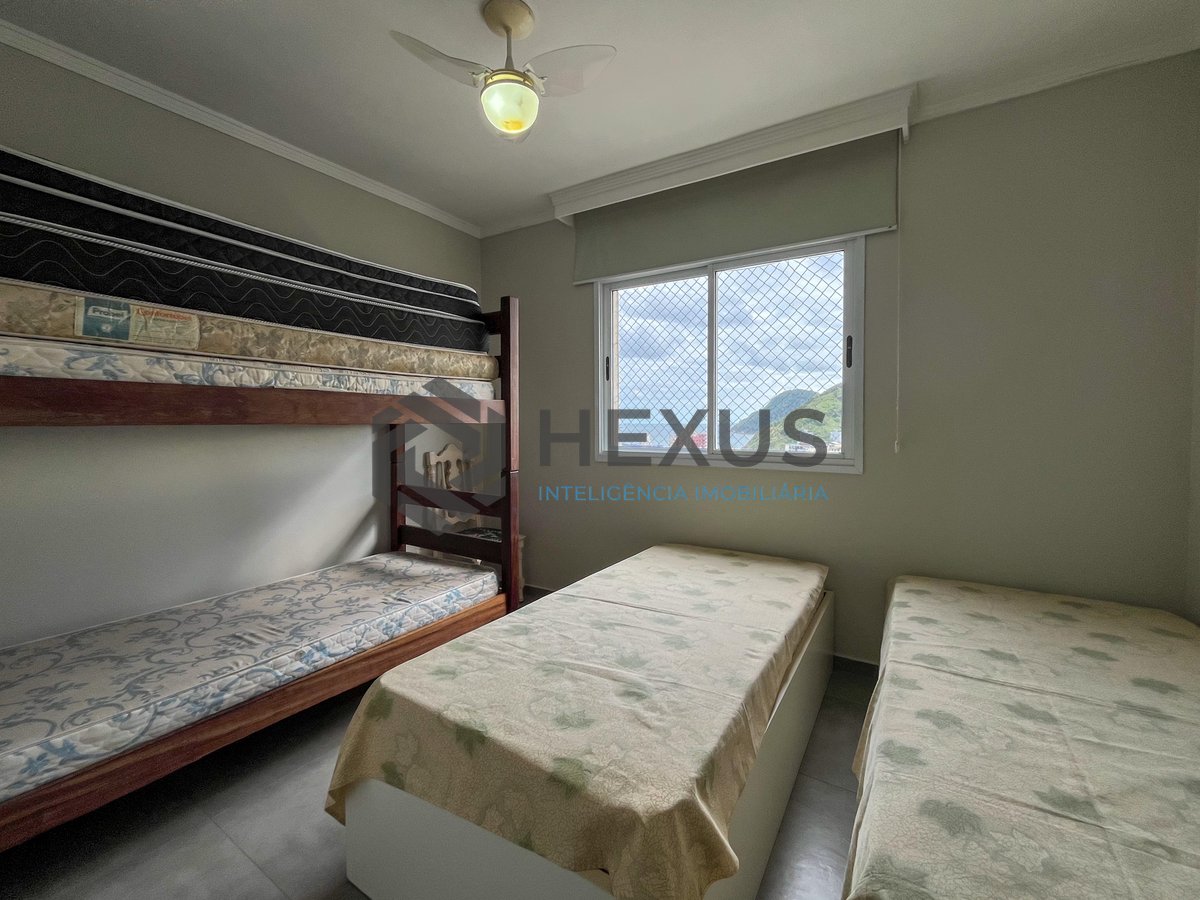 Foto 15 de Apartamento com varanda, vista mar de clube na Praia das Asturias, Guaruja