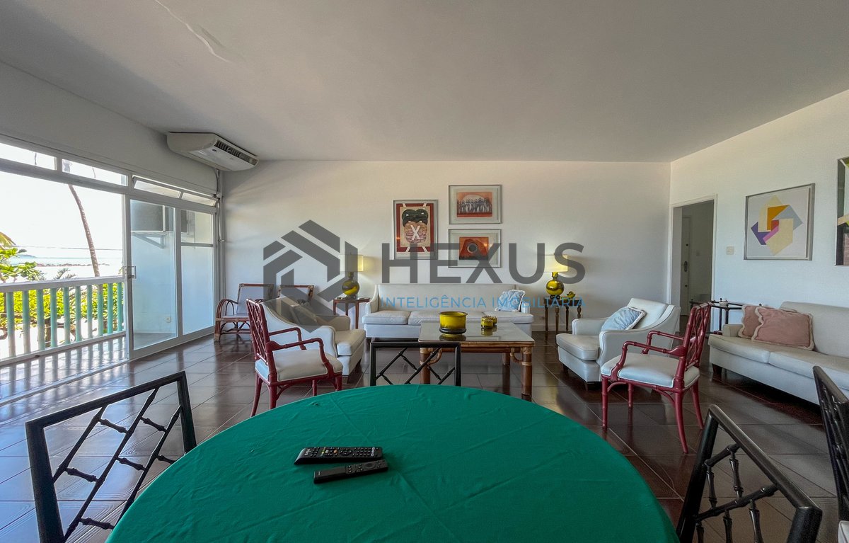 Foto 8 de Apartamento frente mar com varanda e vista mar na Praia das Pitangueiras, Guaruja