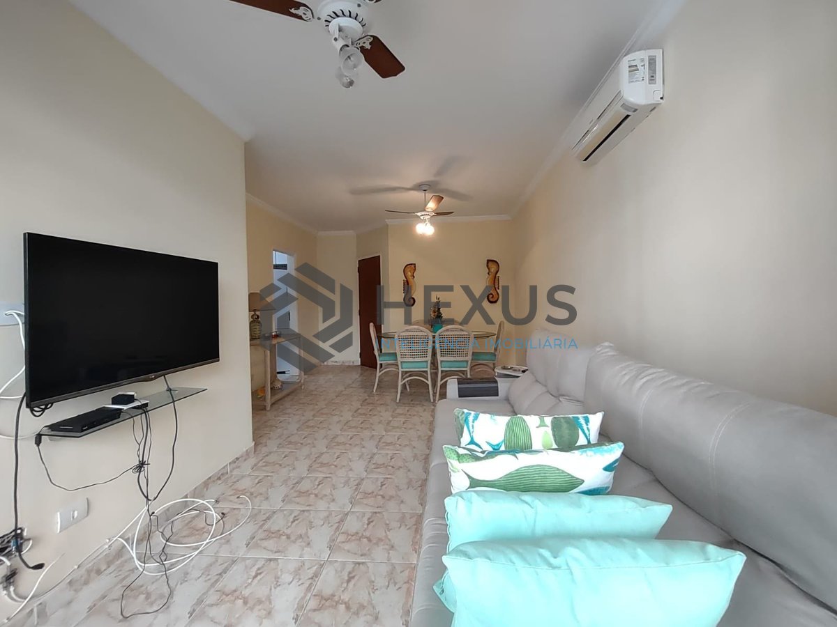 Foto 2 de Apartamento com varanda na região do Aquário na Praia da Enseada, Guaruja