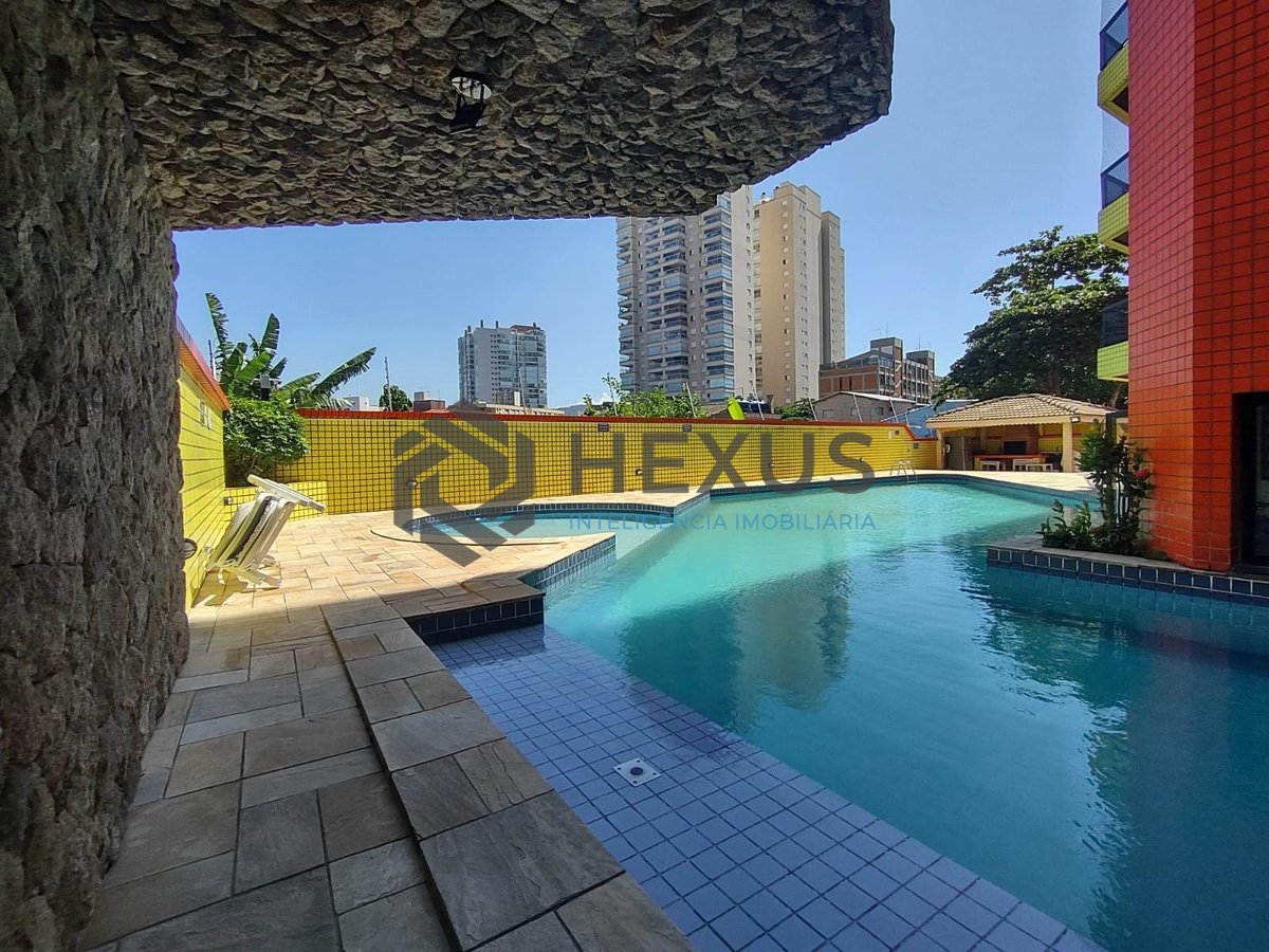 Foto 17 de Apartamento com varanda gourmet e lazer completo na Praia da Enseada, Guaruja