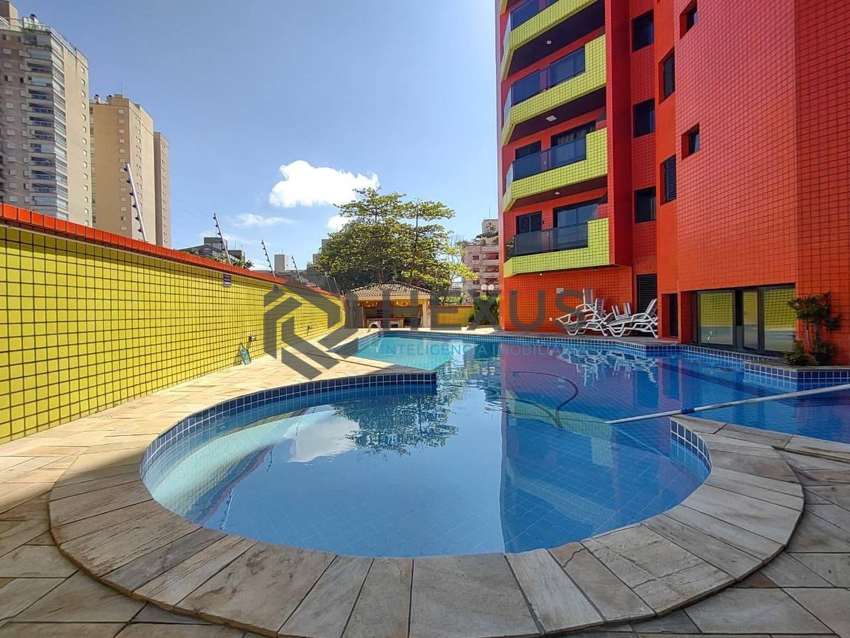 Foto 20 de Apartamento com varanda gourmet e lazer completo na Praia da Enseada, Guaruja