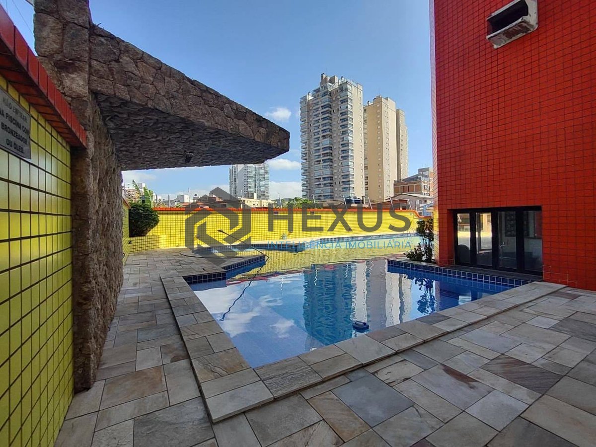 Foto 21 de Apartamento com varanda gourmet e lazer completo na Praia da Enseada, Guaruja