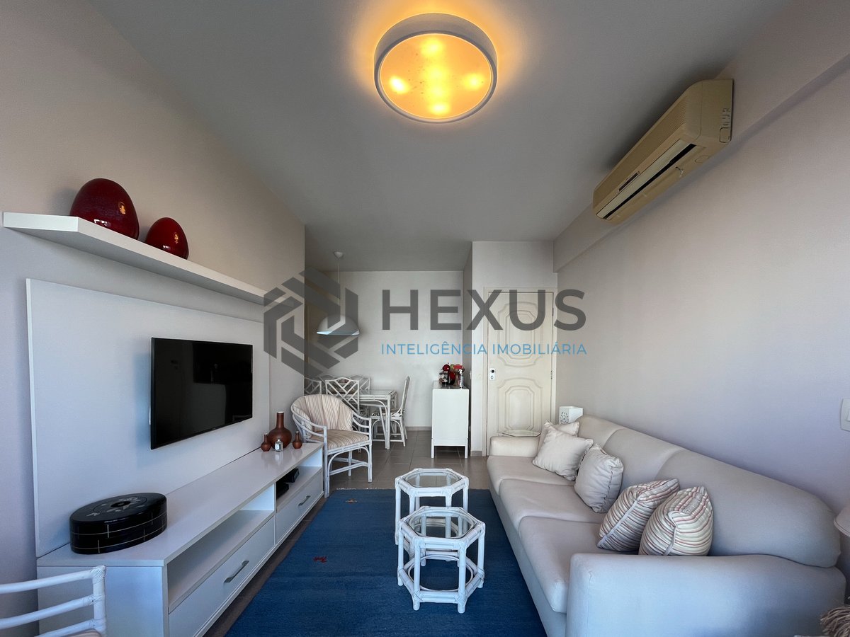Foto 3 de Apartamento com varanda vista mar e lazer na Praia das Pitangueiras, Guaruja