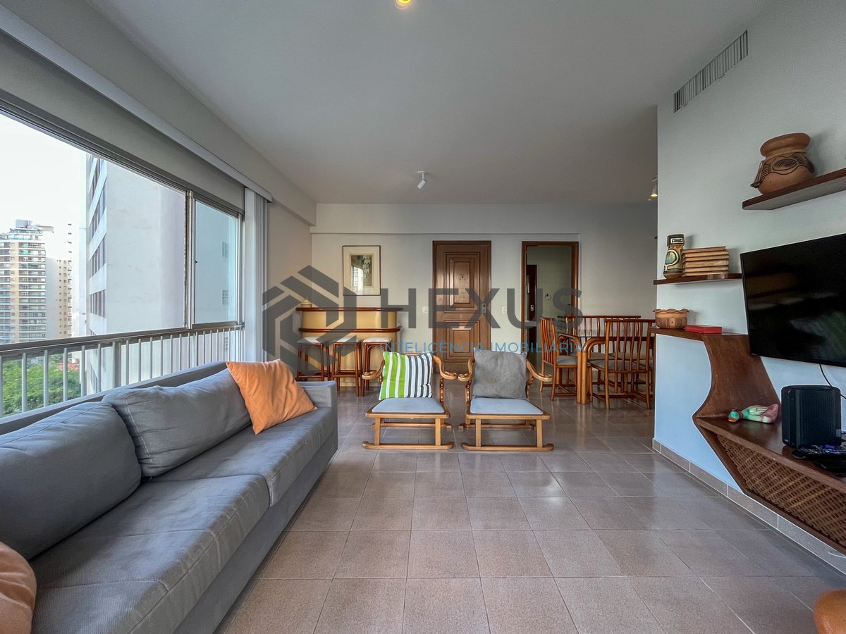 Foto 6 de Apartamento com varanda, lazer e vista mar na Praia das Pitangueiras, Guaruja