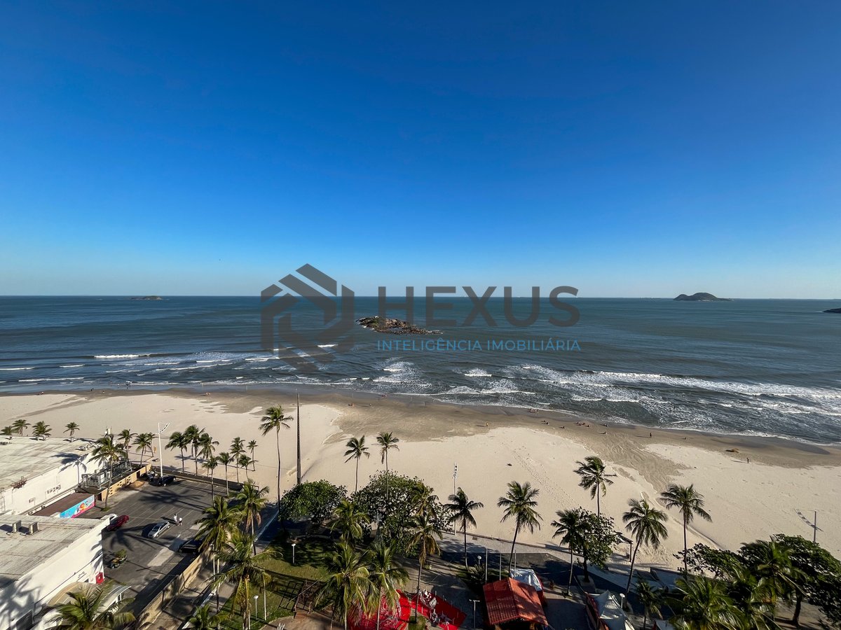 Foto 18 de Apartamento frente mar com varanda vista mar na Praia das Pitangueiras, Guaruja