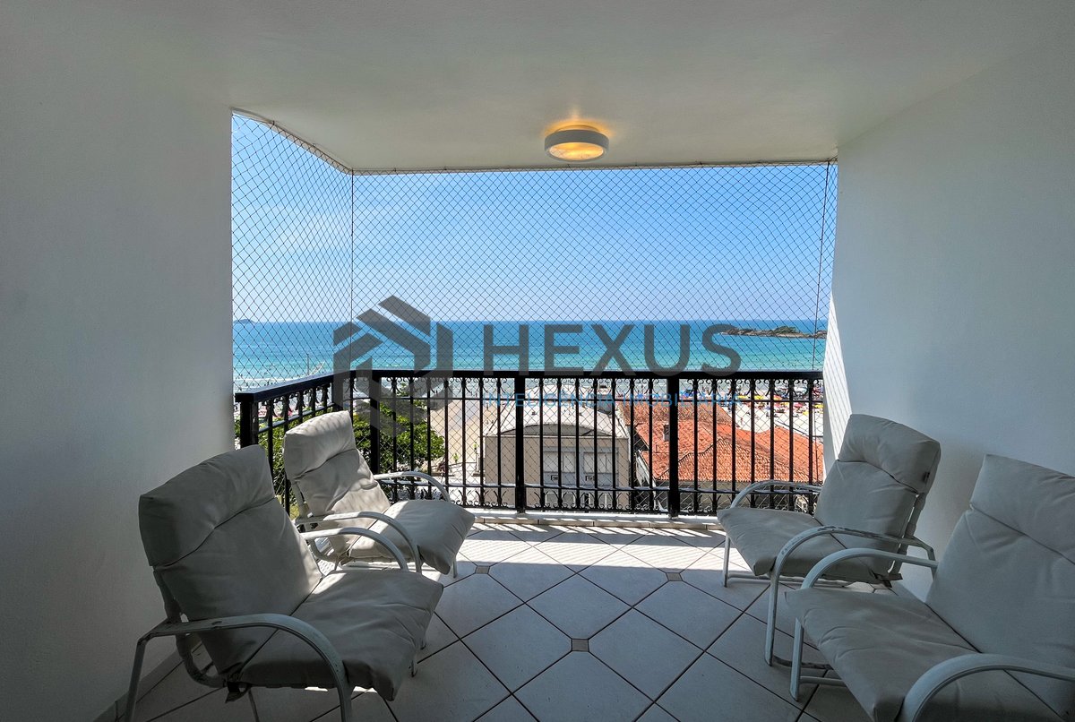 Foto 10 de Apartamento frente mar com varanda na Praia das Pitangueiras, Guaruja