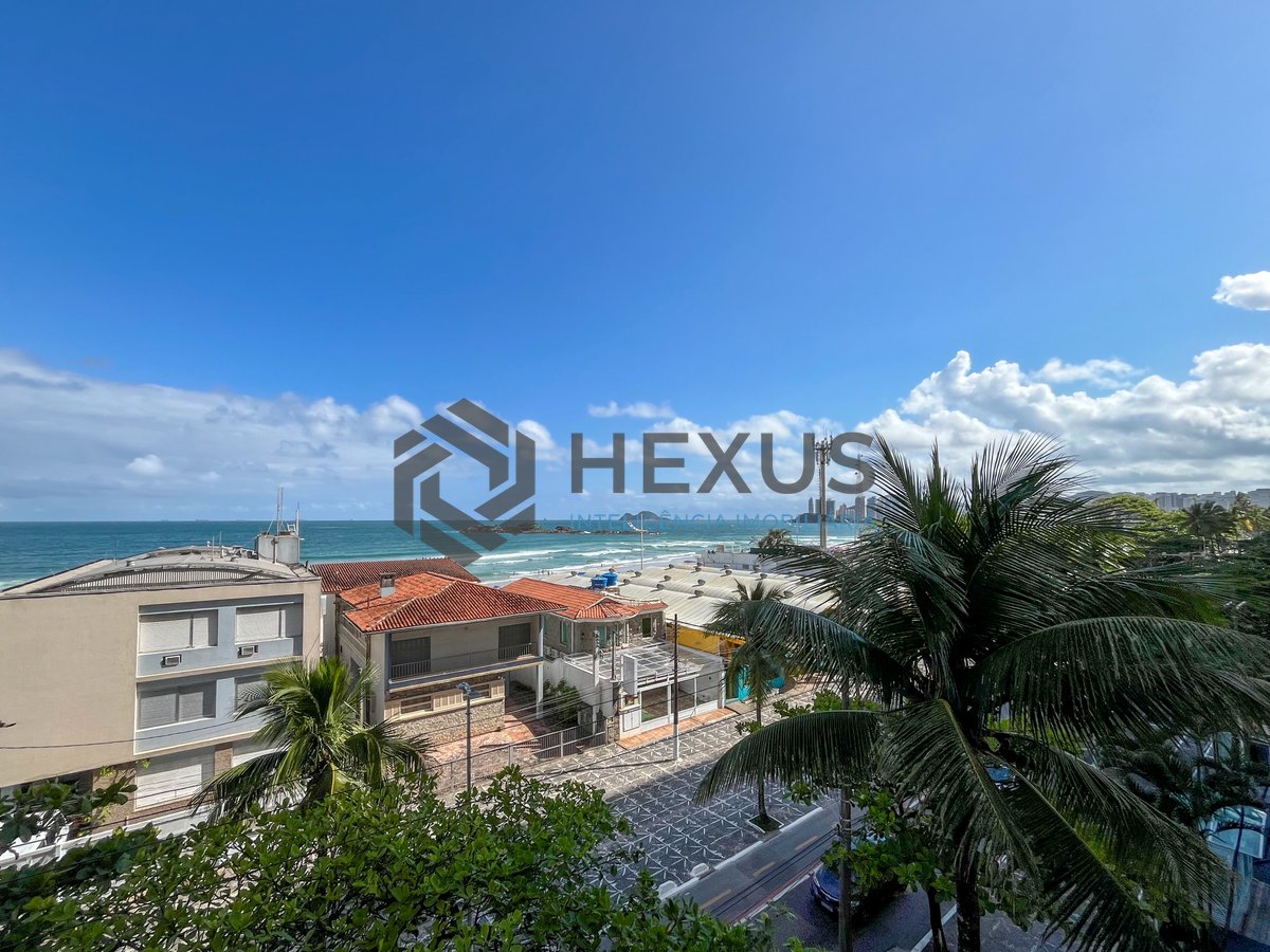 Foto 13 de Apartamento frente mar com varanda na Praia das Pitangueiras, Guaruja
